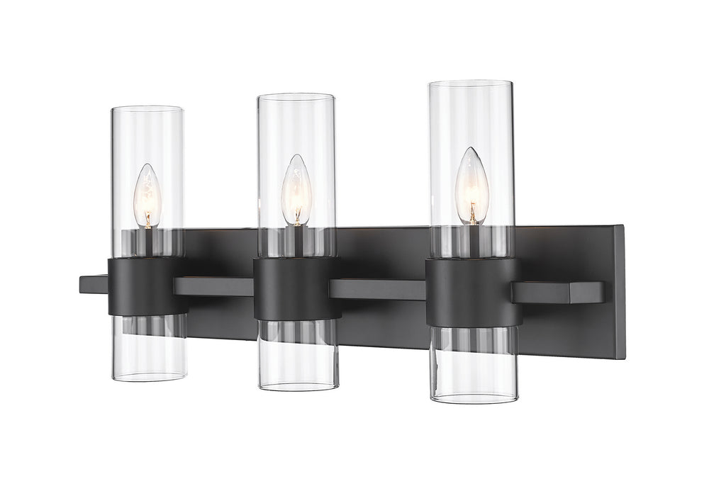 Z-Lite Canada - Three Light Vanity - Lawson - Matte Black- Union Lighting Luminaires Decor