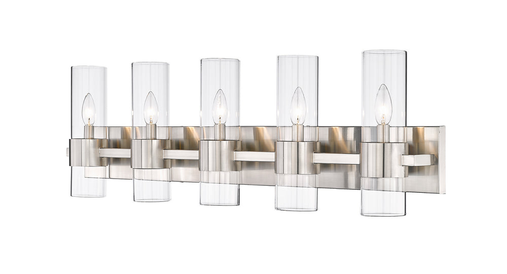 Z-Lite Canada - Five Light Vanity - Lawson - Brushed Nickel- Union Lighting Luminaires Decor