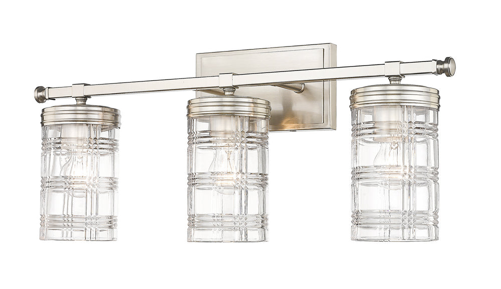 Z-Lite Canada - Three Light Vanity - Archer - Brushed Nickel- Union Lighting Luminaires Decor