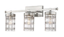 Z-Lite Canada - Three Light Vanity - Archer - Polished Nickel- Union Lighting Luminaires Decor