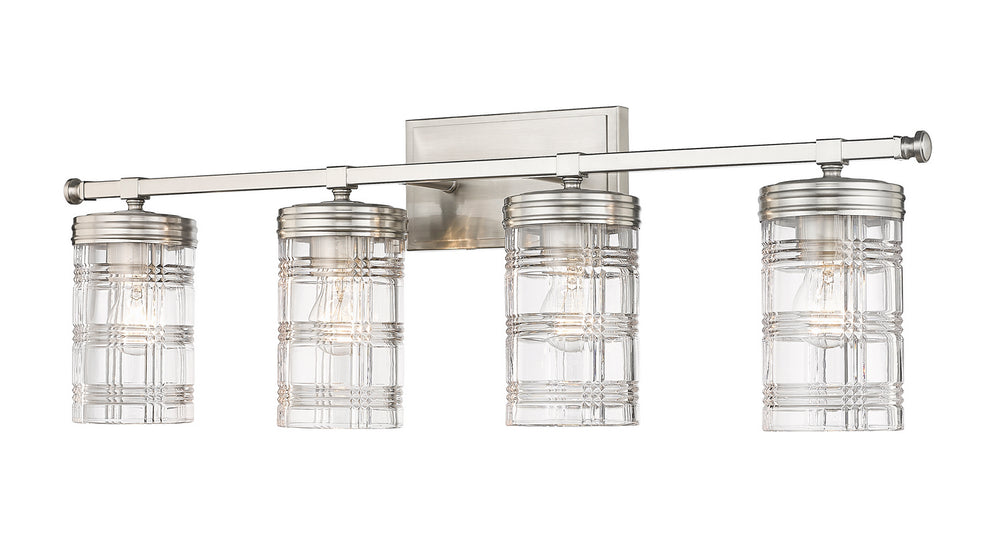 Z-Lite Canada - Four Light Vanity - Archer - Brushed Nickel- Union Lighting Luminaires Decor