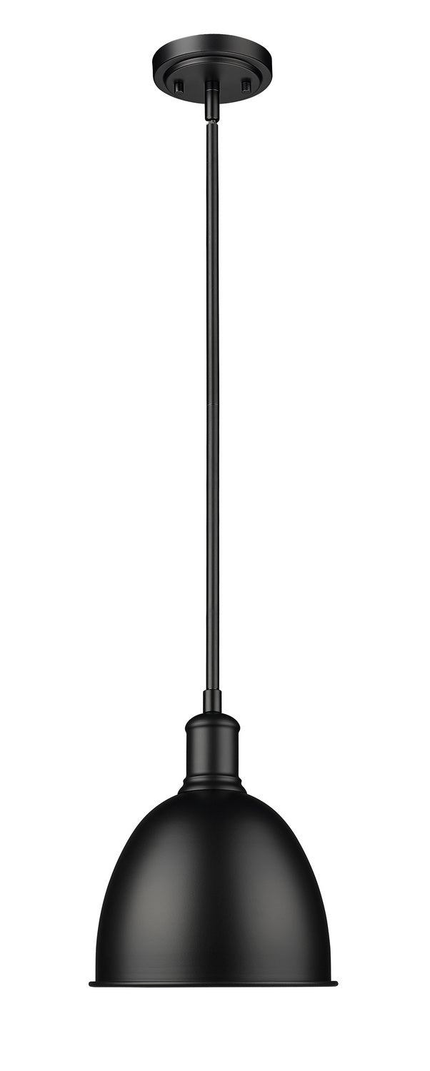 Z-Lite Canada - One Light Pendant - Sawyer - Matte Black- Union Lighting Luminaires Decor