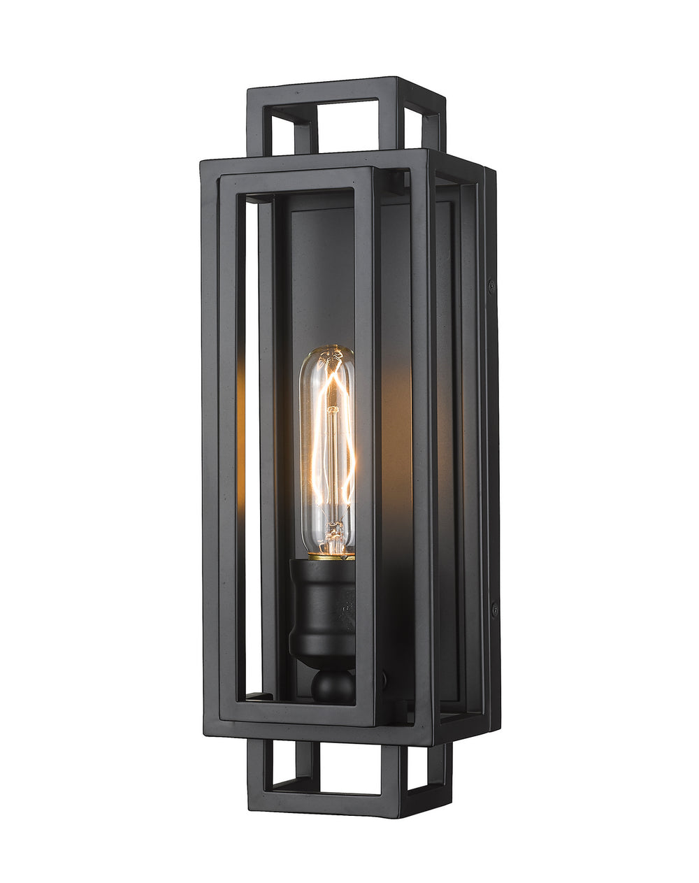 Z-Lite Canada - One Light Wall Sconce - Titania - Matte Black- Union Lighting Luminaires Decor