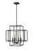 Z-Lite Canada - Four Light Pendant - Titania - Matte Black- Union Lighting Luminaires Decor