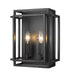 Z-Lite Canada - Two Light Wall Sconce - Titania - Matte Black- Union Lighting Luminaires Decor