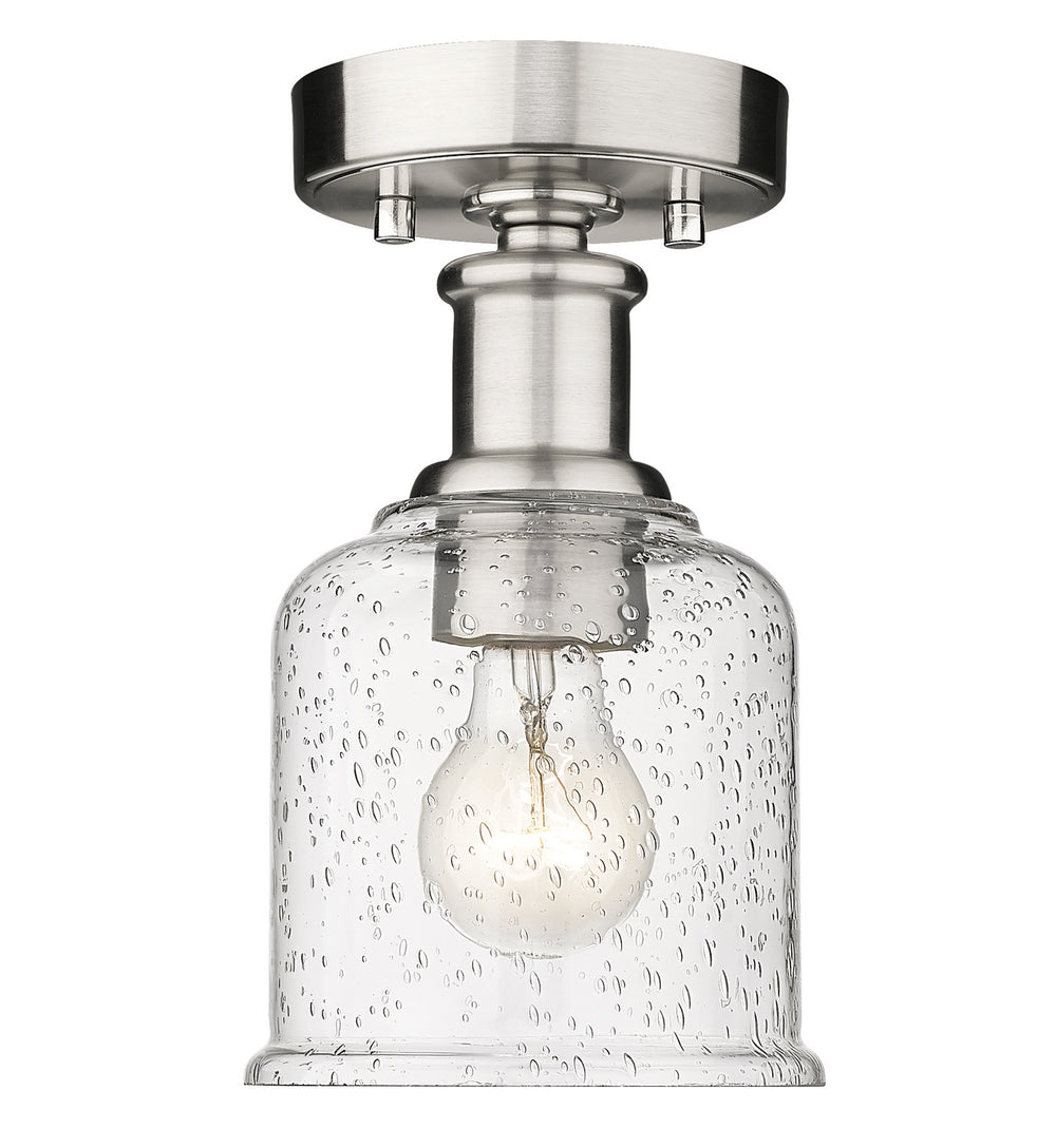 Z-Lite Canada - One Light Flush Mount - Bryant - Brushed Nickel- Union Lighting Luminaires Decor