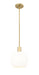 Z-Lite Canada - One Light Pendant - Margo - Olde Brass- Union Lighting Luminaires Decor