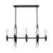 Alora Canada - Eight Light Pendant - Torres - Matte Black- Union Lighting Luminaires Decor