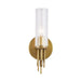 Alora Canada - One Light Vanity - Torres - Vintage Brass- Union Lighting Luminaires Decor
