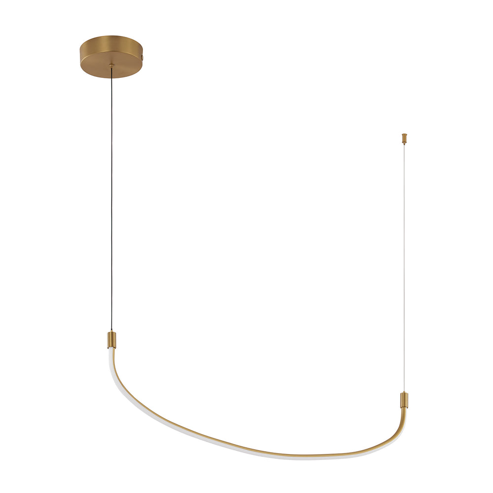 Kuzco Canada - LED Pendant - Talis - Brushed Gold- Union Lighting Luminaires Decor