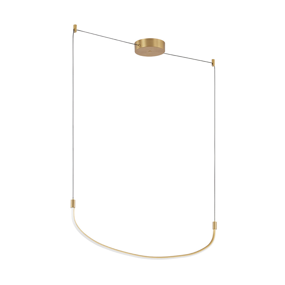 Kuzco Canada - LED Pendant - Talis - Brushed Gold- Union Lighting Luminaires Decor