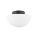 Mitzi - One Light Flush Mount - Andrea - Soft Black- Union Lighting Luminaires Decor