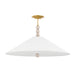 Mitzi Canada - Three Light Pendant - Alexis - Aged Brass- Union Lighting Luminaires Decor