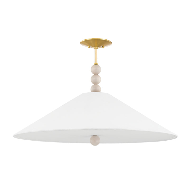Mitzi Canada - Three Light Pendant - Alexis - Aged Brass- Union Lighting Luminaires Decor