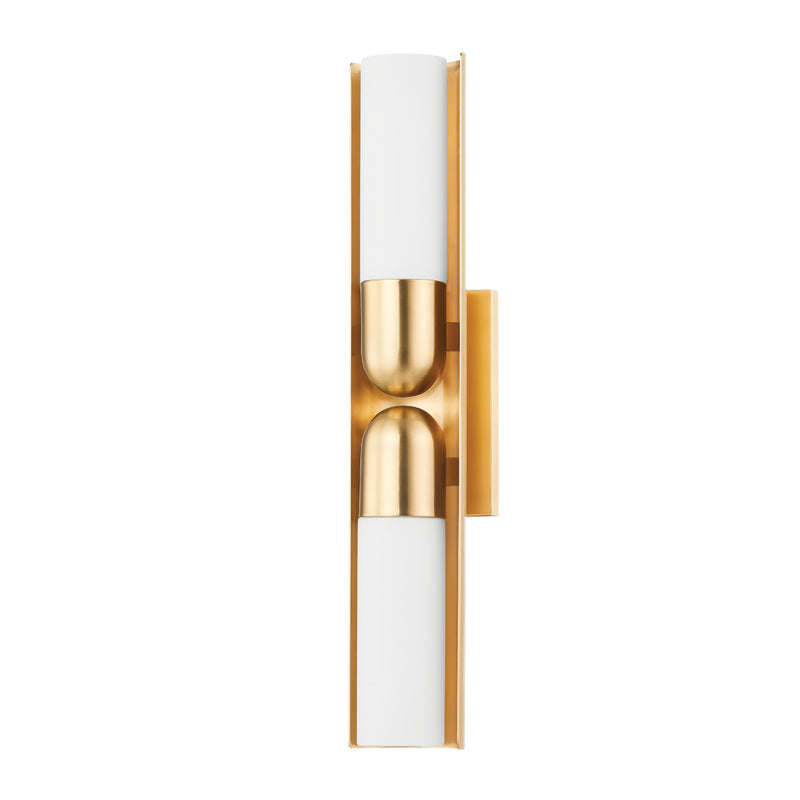 Mitzi Canada - Two Light Wall Sconce - Paolo - Aged Brass- Union Lighting Luminaires Decor