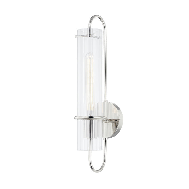Mitzi Canada - One Light Wall Sconce - Beck - Polished Nickel- Union Lighting Luminaires Decor