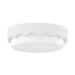Mitzi Canada - Three Light Flush Mount - Wave - Ceramic Matte White- Union Lighting Luminaires Decor