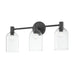 Mitzi Canada - Three Light Bath and Vanity - Paisley - Soft Black- Union Lighting Luminaires Decor
