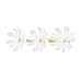 Mitzi Canada - Three Light Bath and Vanity - Twiggy - Aged Brass/Textured White- Union Lighting Luminaires Decor