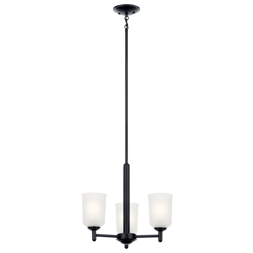 Kichler Canada - Three Light Mini Chandelier - Shailene - Black- Union Lighting Luminaires Decor