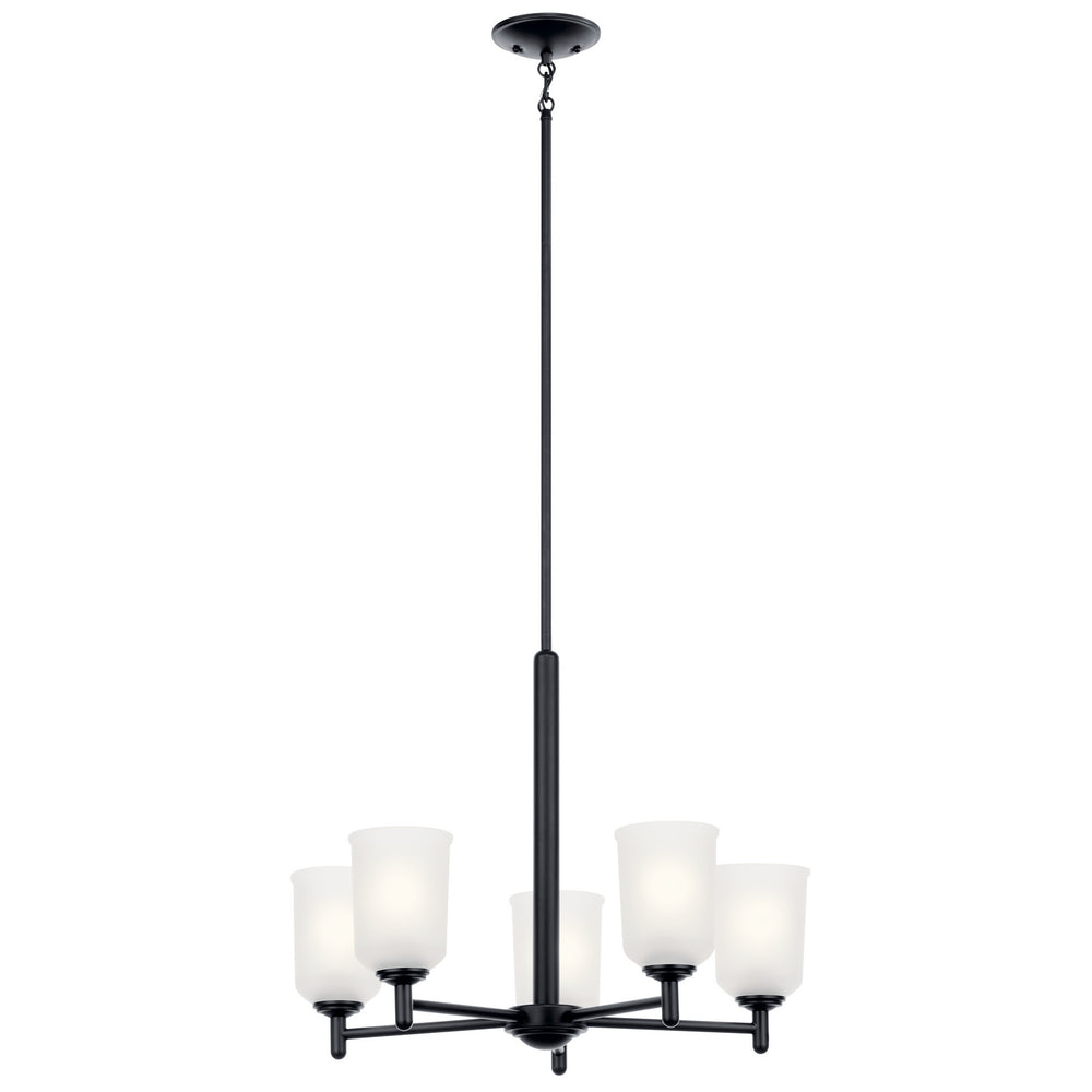 Kichler Canada - Five Light Chandelier - Shailene - Black- Union Lighting Luminaires Decor