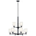 Kichler Canada - Nine Light Chandelier - Shailene - Black- Union Lighting Luminaires Decor