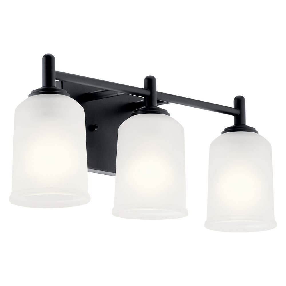 Kichler Canada - Three Light Bath - Shailene - Black- Union Lighting Luminaires Decor