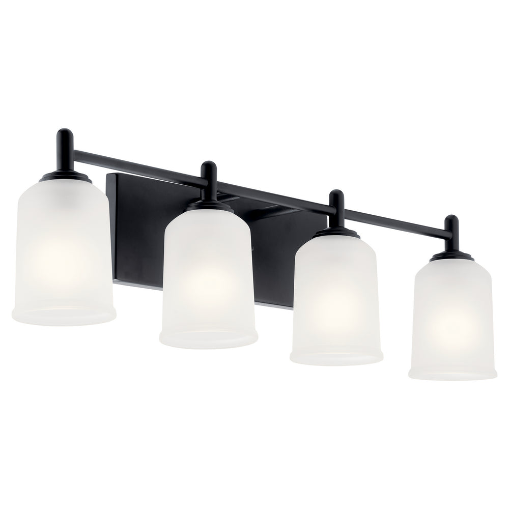 Kichler Canada - Four Light Bath - Shailene - Black- Union Lighting Luminaires Decor