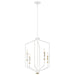 Kichler Canada - Four Light Foyer Pendant - Armand - White- Union Lighting Luminaires Decor