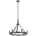 Kichler Canada - Six Light Chandelier - Emmala - Black- Union Lighting Luminaires Decor