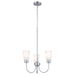 Kichler Canada - Three Light Chandelier - Erma - Brushed Nickel- Union Lighting Luminaires Decor