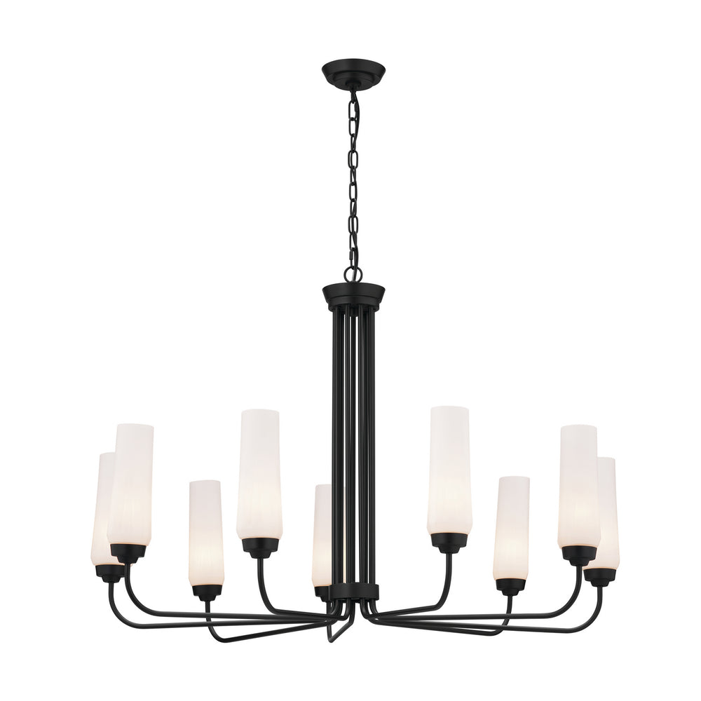 Kichler Canada - Nine Light Chandelier - Truby - Black- Union Lighting Luminaires Decor