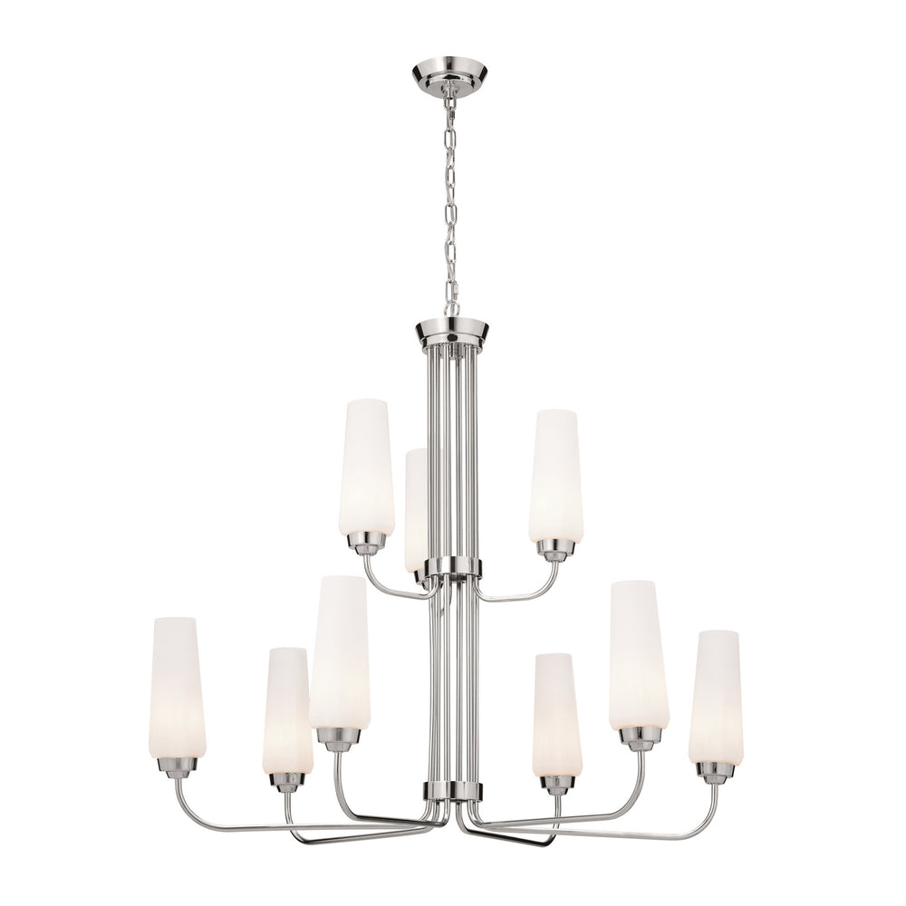 Kichler Canada - Nine Light Chandelier - Truby - Polished Nickel- Union Lighting Luminaires Decor