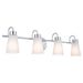 Kichler Canada - Four Light Bath - Erma - Brushed Nickel- Union Lighting Luminaires Decor