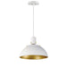 Maxim - One Light Pendant - Dawn - White/Satin Brass- Union Lighting Luminaires Decor