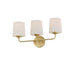 Maxim - Three Light Bath Vanity - Bristol - Satin Brass- Union Lighting Luminaires Decor