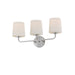 Maxim - Three Light Bath Vanity - Bristol - Satin Nickel- Union Lighting Luminaires Decor