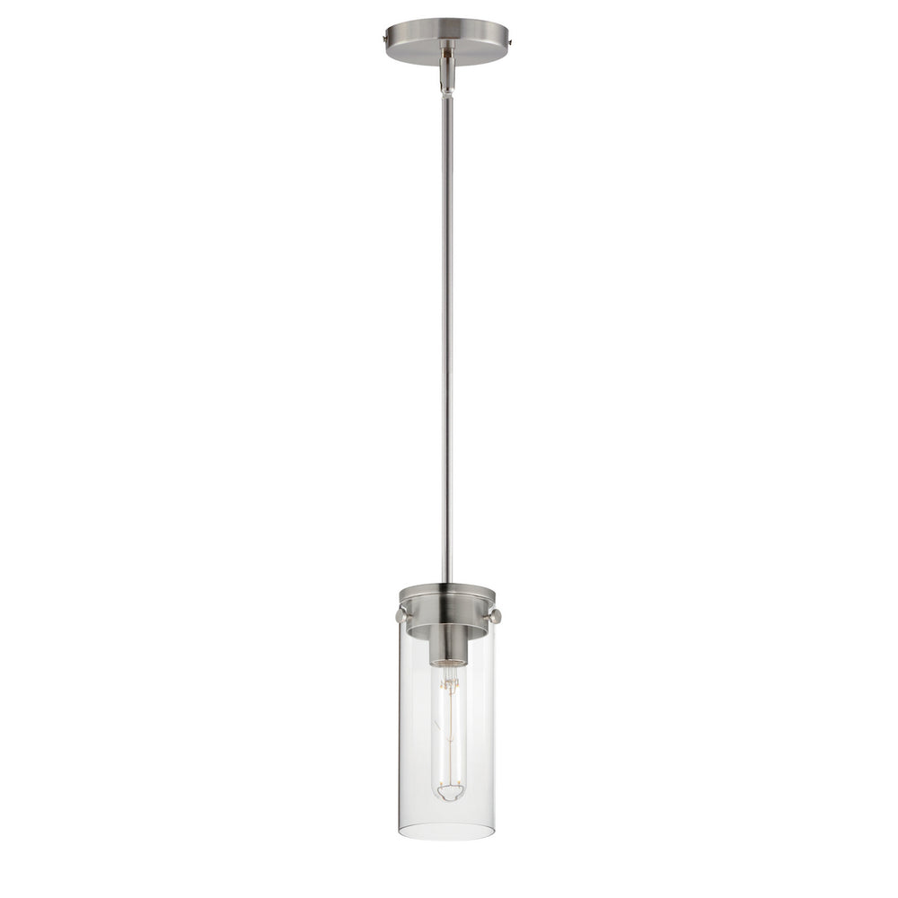Maxim - One Light Mini Pendant - Pinn - Satin Nickel- Union Lighting Luminaires Decor