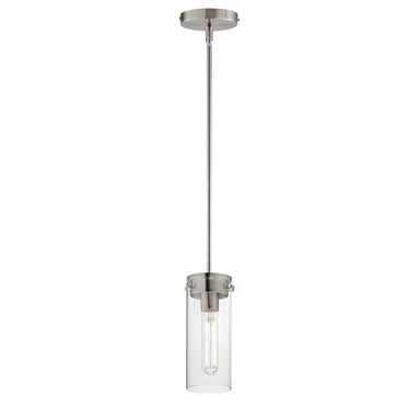Maxim - One Light Mini Pendant - Pinn - Satin Nickel- Union Lighting Luminaires Decor