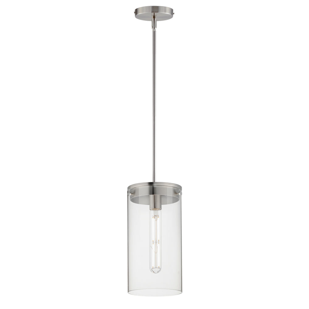 Maxim - One Light Pendant - Pinn - Satin Nickel- Union Lighting Luminaires Decor