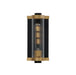 Maxim - One Light Outdoor Wall Sconce - Opulent - Black / Antique Brass- Union Lighting Luminaires Decor