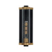 Maxim - One Light Outdoor Wall Sconce - Opulent - Black / Antique Brass- Union Lighting Luminaires Decor