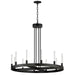 Maxim - LED Chandelier - Ovation - Black- Union Lighting Luminaires Decor