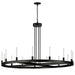 Maxim - LED Chandelier - Ovation - Black- Union Lighting Luminaires Decor