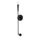 Maxim - One Light Wall Sconce - Vela - Black- Union Lighting Luminaires Decor