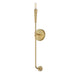 Maxim - One Light Wall Sconce - Vela - Satin Brass- Union Lighting Luminaires Decor