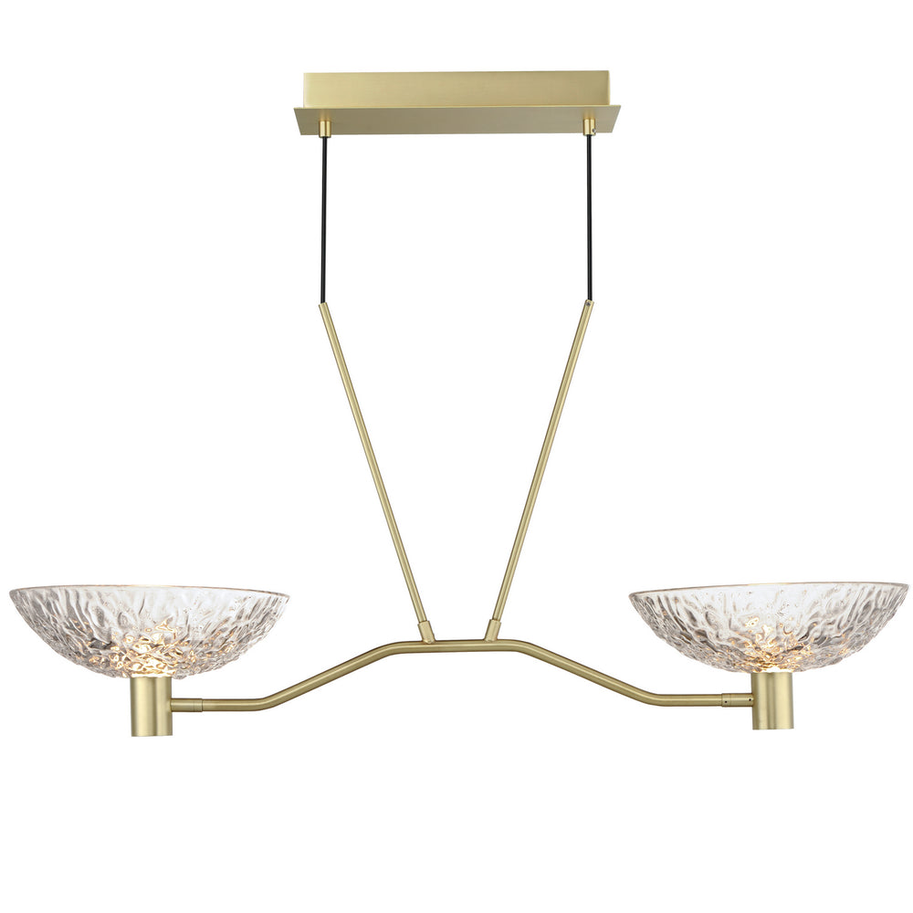 Maxim - LED Linear Pendant - Metropolis - Satin Brass- Union Lighting Luminaires Decor