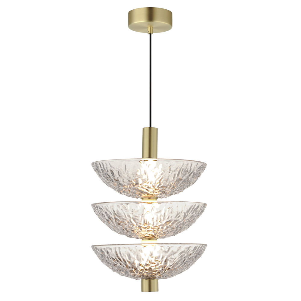 Maxim - LED Pendant - Metropolis - Satin Brass- Union Lighting Luminaires Decor