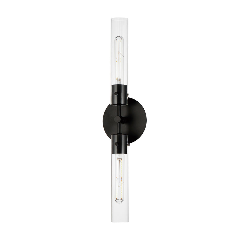 Maxim - LED Wall Sconce - Equilibrium - Black- Union Lighting Luminaires Decor