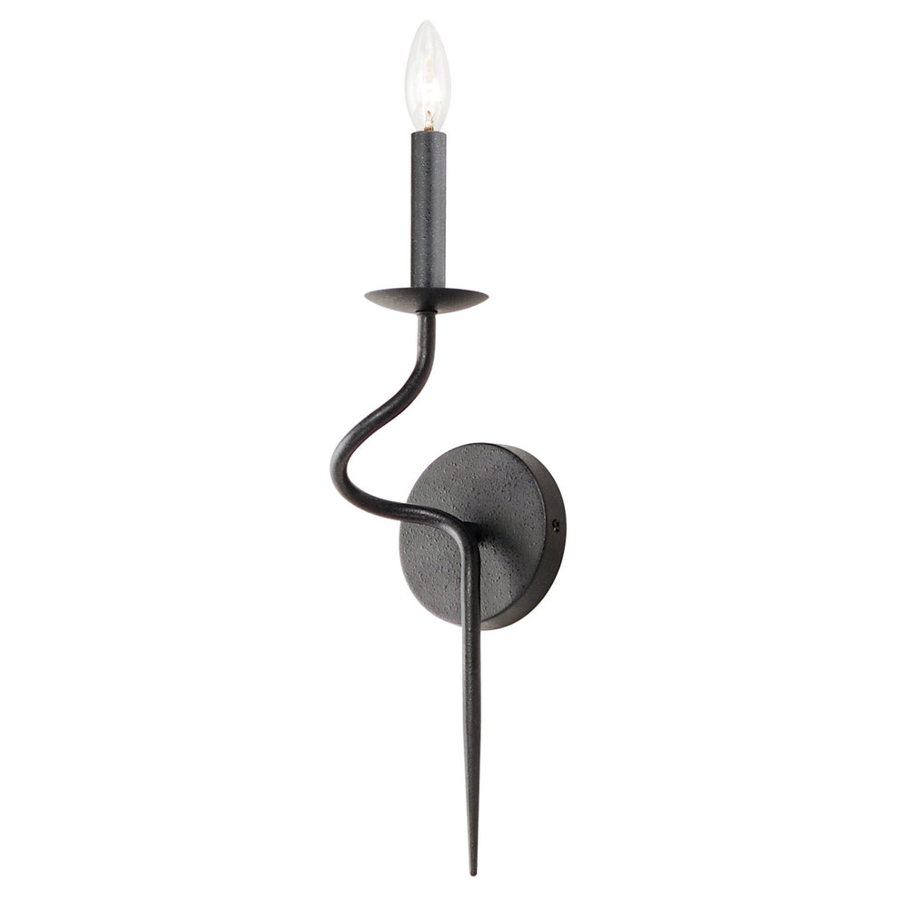 Maxim - One Light Wall Sconce - Padrona - Black Oxide- Union Lighting Luminaires Decor